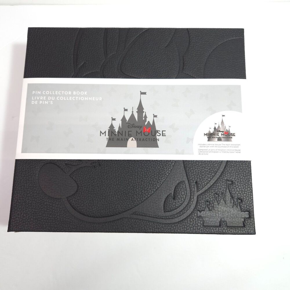 Disney Store Minnie Mouse Main Attraction Collector Book Album & Starter Pin